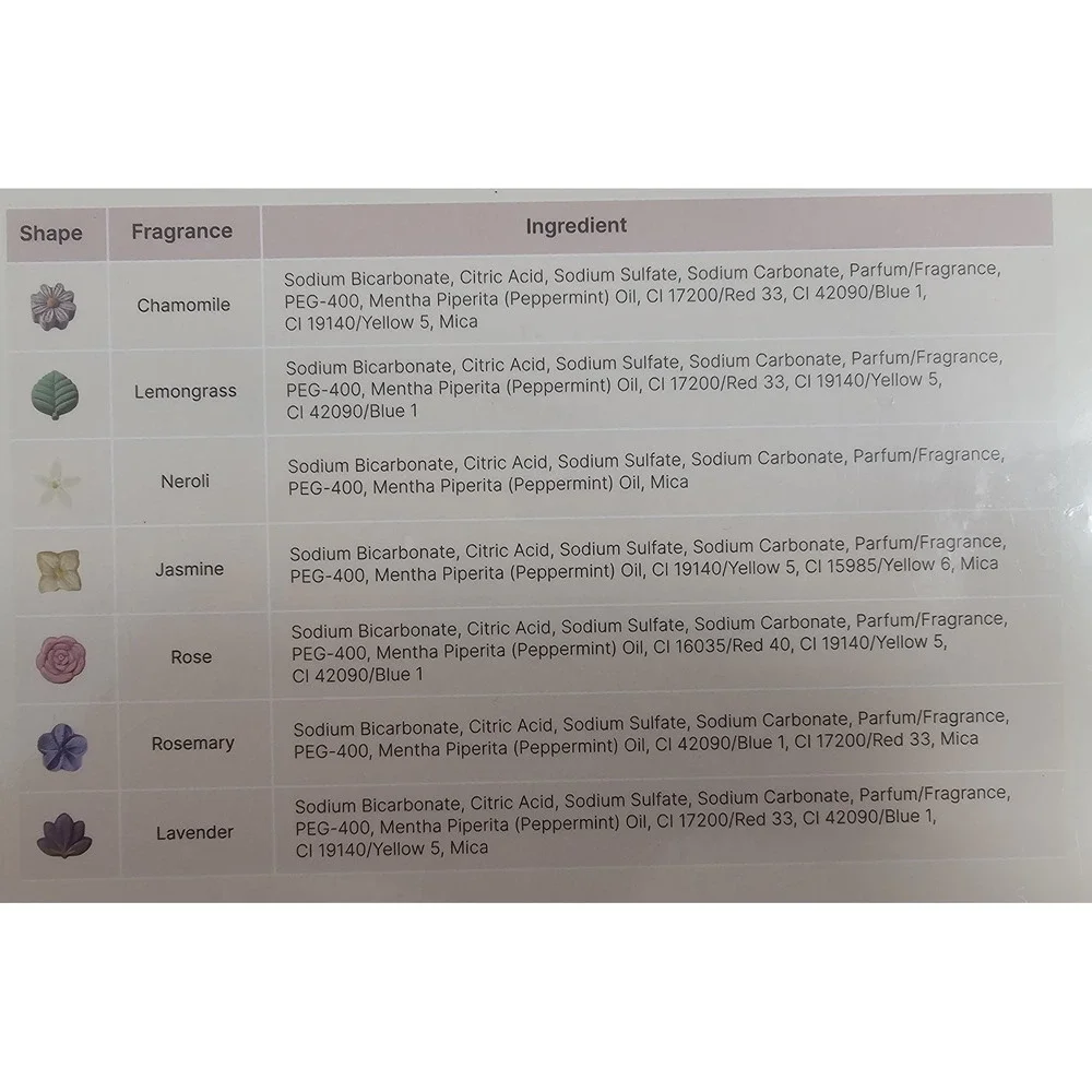Momcozy‎ Pack Has 7 Floral Scents To Enjoy! 14- Total Pack Shower Steamers
